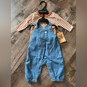 NWT Easy-Peasy Overall Set